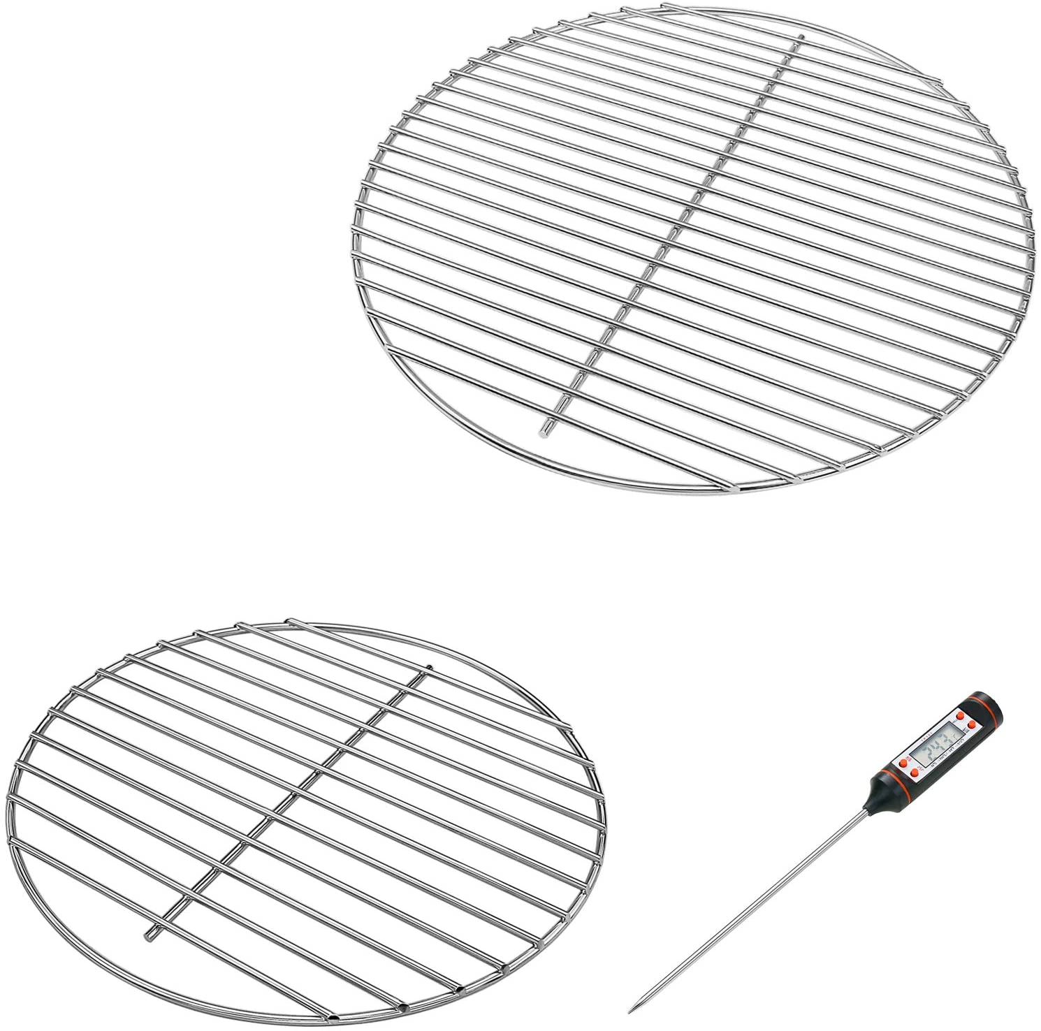 Grates, Thermometer Set for 14 Inch Smokey Joe/Smokey Joe Silver and Gold and Tuck-n-Carry Grills - Intensery