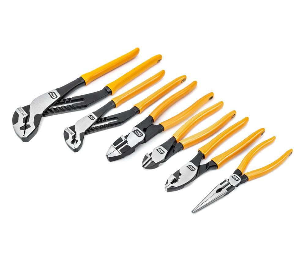 GEARWRENCH Pitbull Mixed Plier Set Dipped Handle 6pc 82204-06 from GEARWRENCH - Intensery