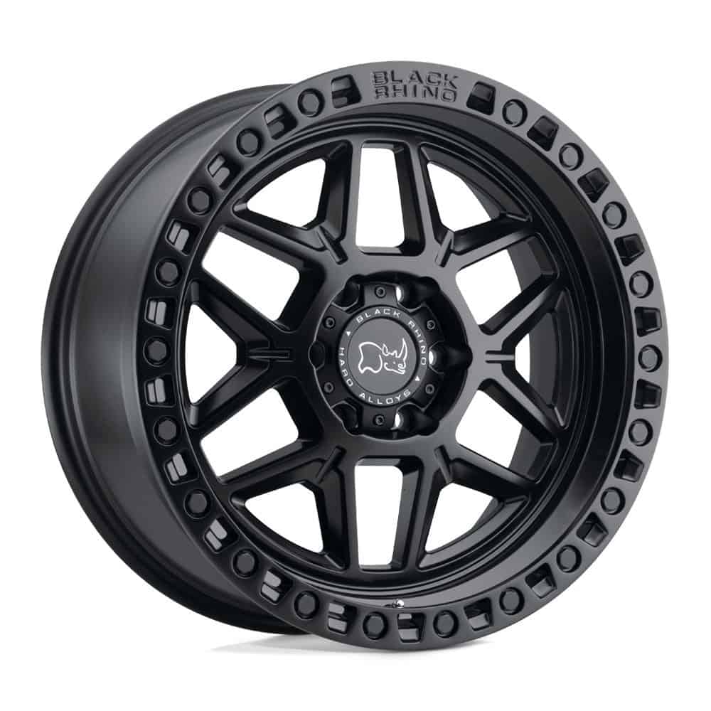 Black Rhino BRKLS 20X9 6X5.5 M-BLK-BLK-BLTS 12MM - Intensery