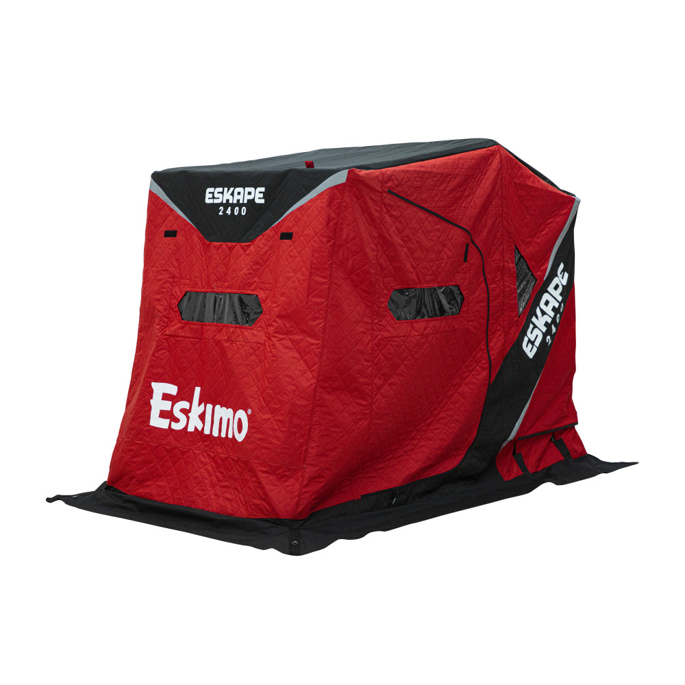 Eskimo Eskape 2400 Ice Fishing House Portable Pop Up - Intensery