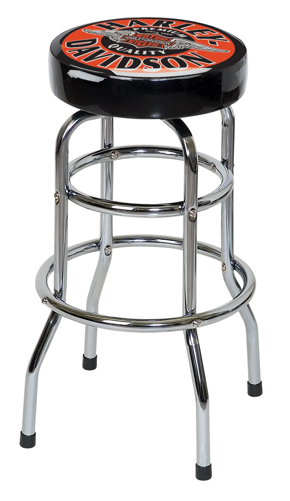 Summit Gifts HDL-12135 Harley-Davidsonand#174; Winged Bar Stool - Intensery