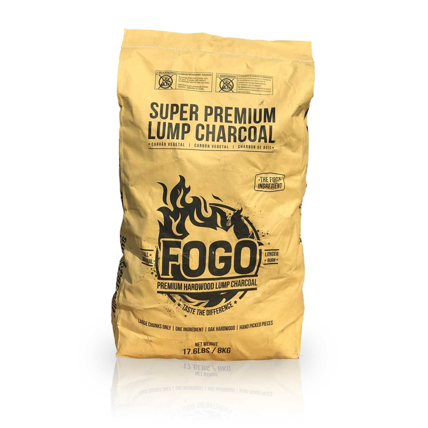 FOGO Super Premium All Natural Lump Charcoal 17.6 lb - Intensery