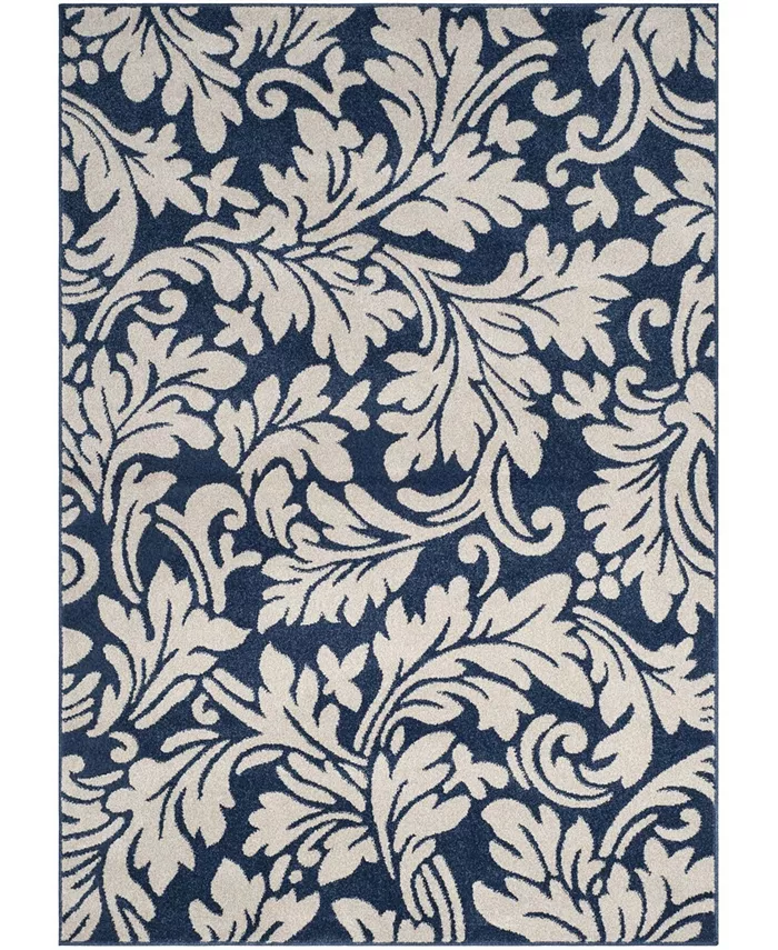 Safavieh  Amherst 425 Navy and Ivory Area Rug Collection - Intensery