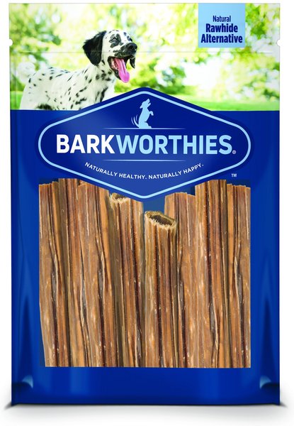 Barkworthies Beef Gullet Sticks Dog Chews， 1.5-lb bag - Intensery