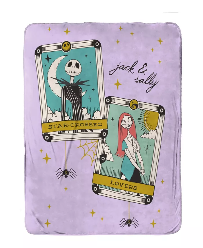 Jay Franco Nightmare Before Christmas Tarot Cards Silk Touch Throw， 70