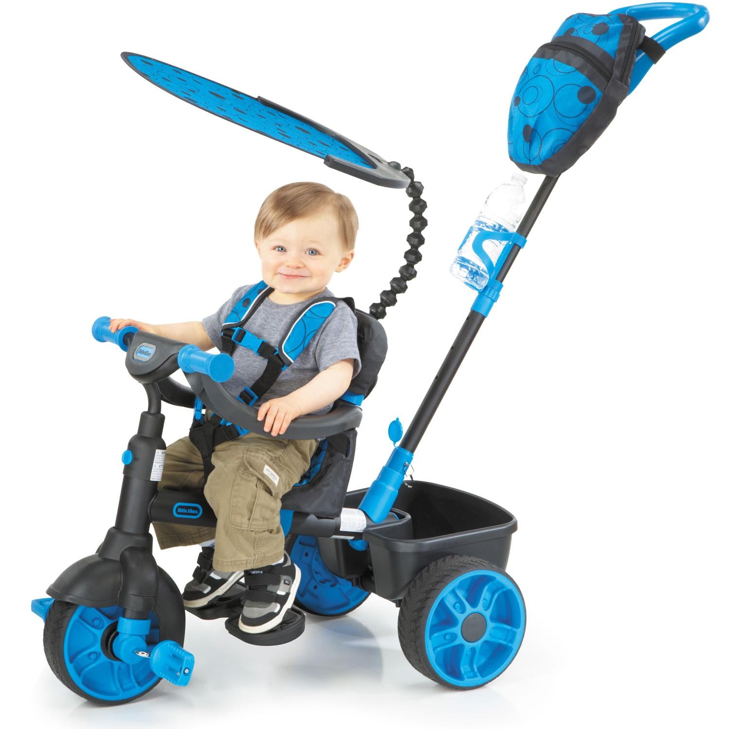 4-in-1 Trike Deluxe Edition - Neon Blue - Intensery