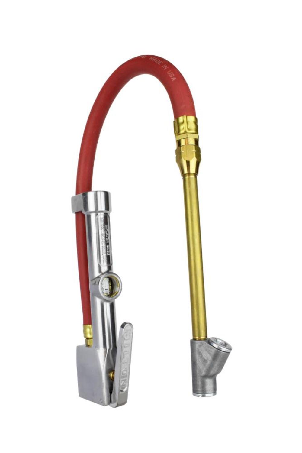 Milton® (S-516®) Straight Foot Chuck Tire Inflator Gauge15 Hose， Lock-On Threads - Intensery