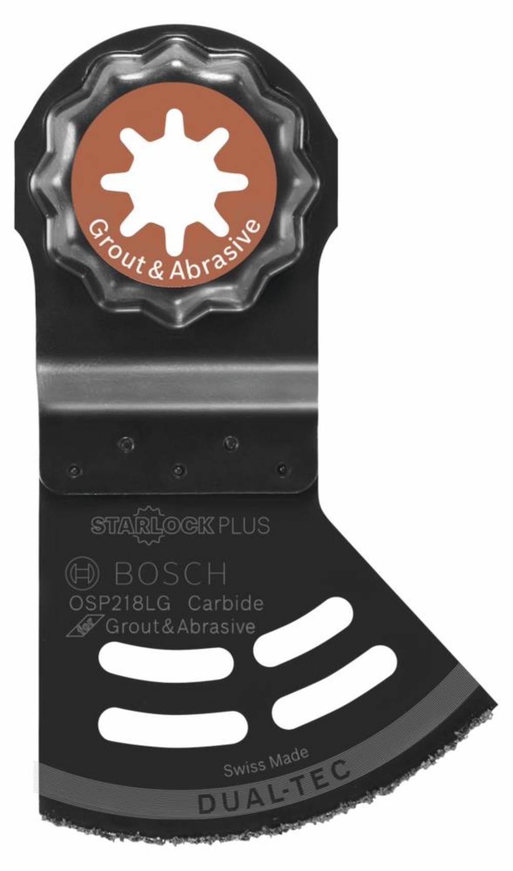 2-1/8 In. StarlockPlus® Oscillating Multi-Tool 2-in-1 Dual-Tec Grout and Abrasive Blade - Intensery