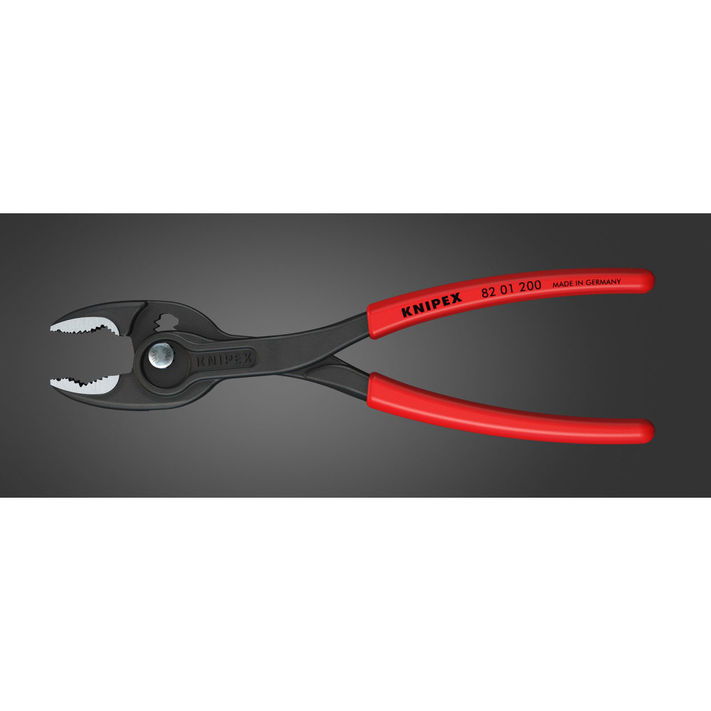 Knipex 8 In. TwinGrip Slip Joint Pliers with Dipped Handle - Intensery