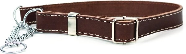 Euro-Dog Luxury Leather Martingale Dog Collar - Intensery