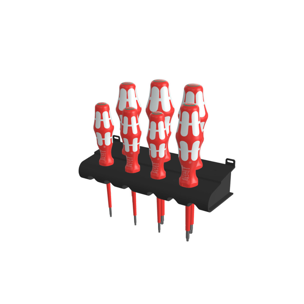 Wera 3167 i/7 Torx Kraftform VDE Screwdriver Set - Intensery