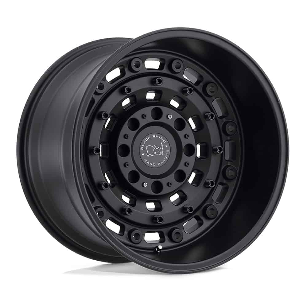 Black Rhino Wheels BRARS 20X12 5X5.0/5.5 TXT-M-BLK -44MM - Intensery