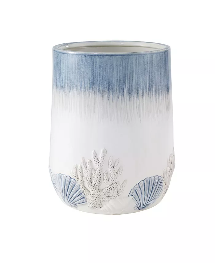 Avanti Abstract Coastal Wastebasket - Intensery