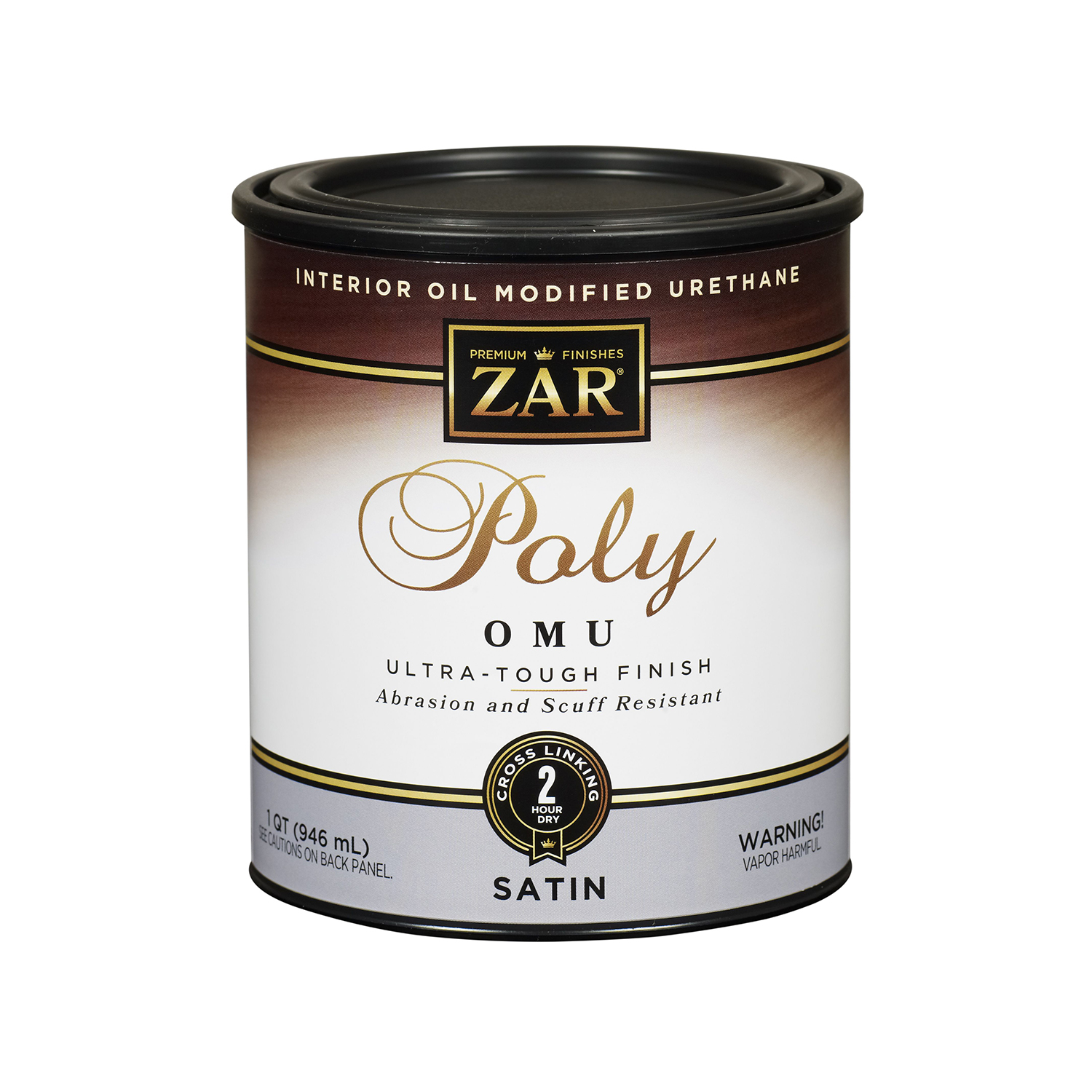 ZAR Ultra Max Satin Clear Water-Based Polyurethane 1 qt - Intensery