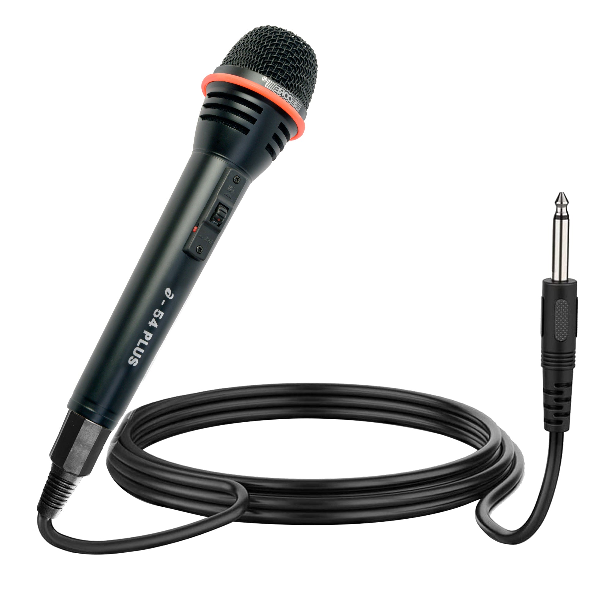 5 Core XLR Dynamic Cardioid Professional Microphone Black| Shock-Mounted Cartridge, Steel Mesh Grille and Built-in Pop Filter| Karaoke Mic W/ 16ft Cab - Intensery
