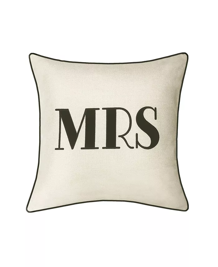 Ediebrations Pillow Embroidered Appliqued 