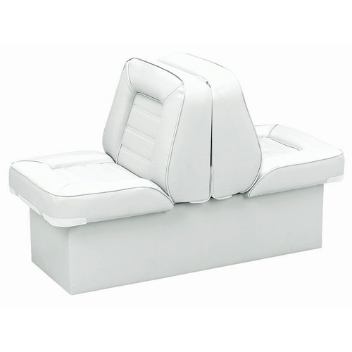 Wise 8WD505P-1-710 Bucket Style Back to Back Lounge Seat, White - Intensery