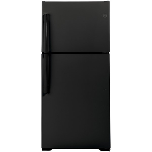 19.1 cu ft Top Freezer Black Refrigerator - Intensery