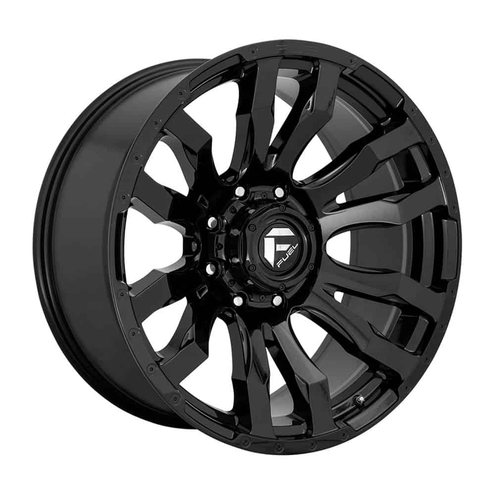 Fuel 1PC D675 BLITZ D675 16X8 6X5.5 GL-BLK 01MM - Intensery