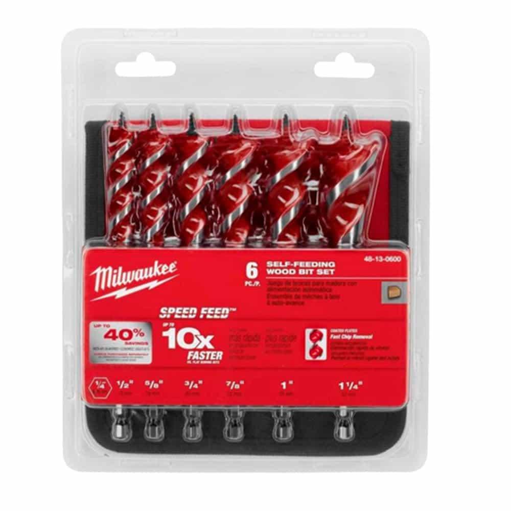 6-1/2 in. SPEED FEED™ Wood Bit Set (6 Piece) - Intensery