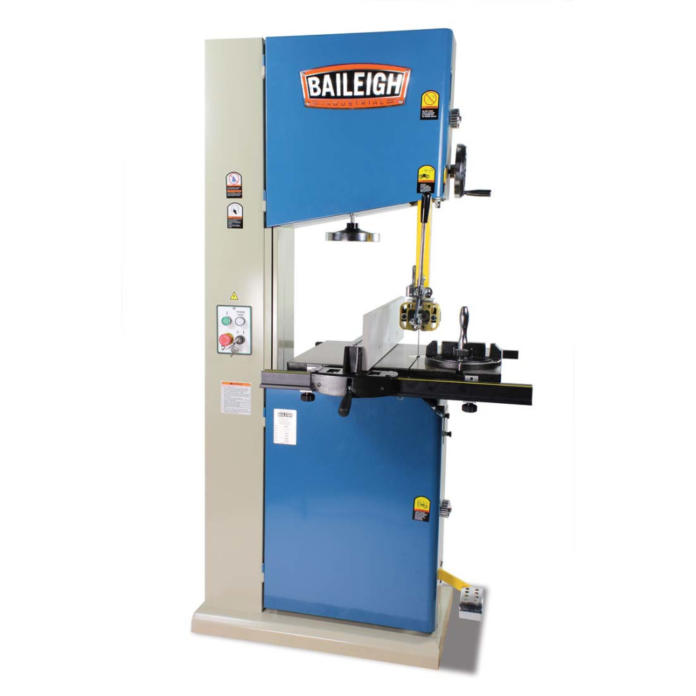 Baileigh WBS-18 Vertical Band Saw 220V 1 Phase 3HP 18 - Intensery