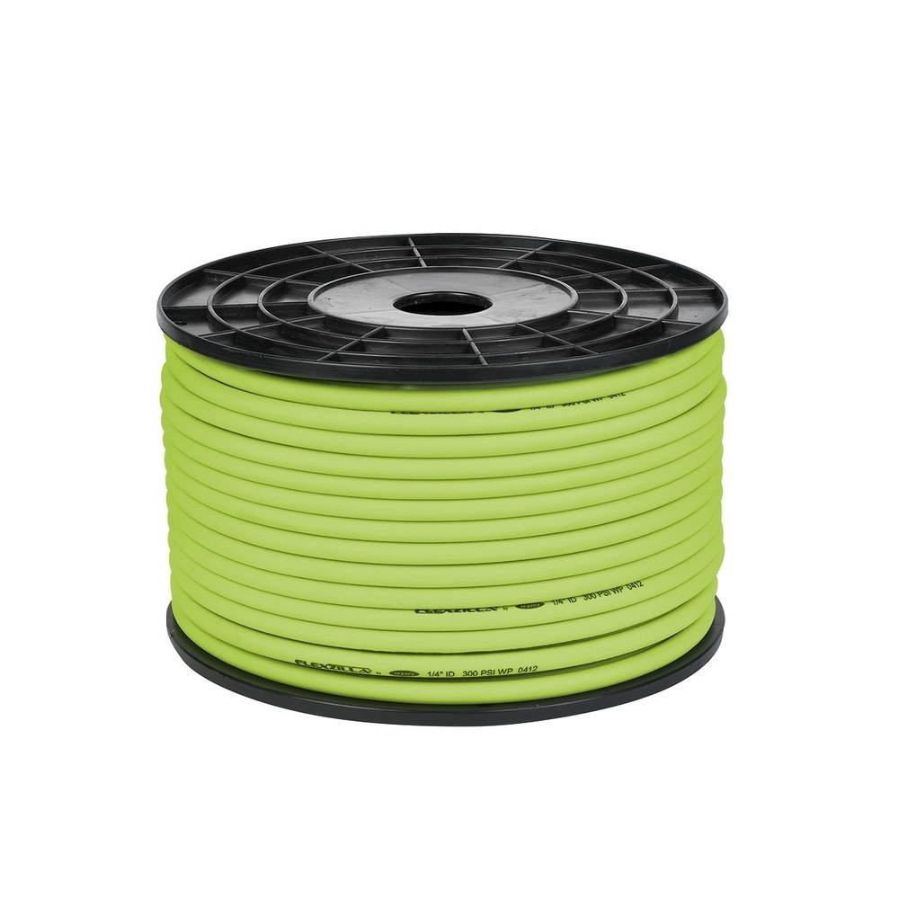 Flexzilla Pro Air Hose 1/4 x 250and#8242; with Plastic Spool in ZillaGreen - Intensery