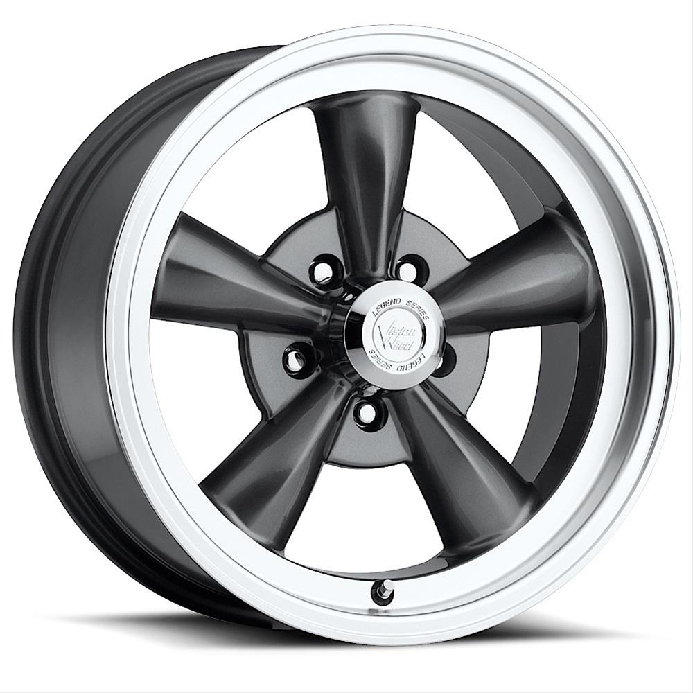 Vision Wheel 141H7885GM0 Vision American Muscle 141 Legend 5 Series Gunmetal Wheels - Intensery