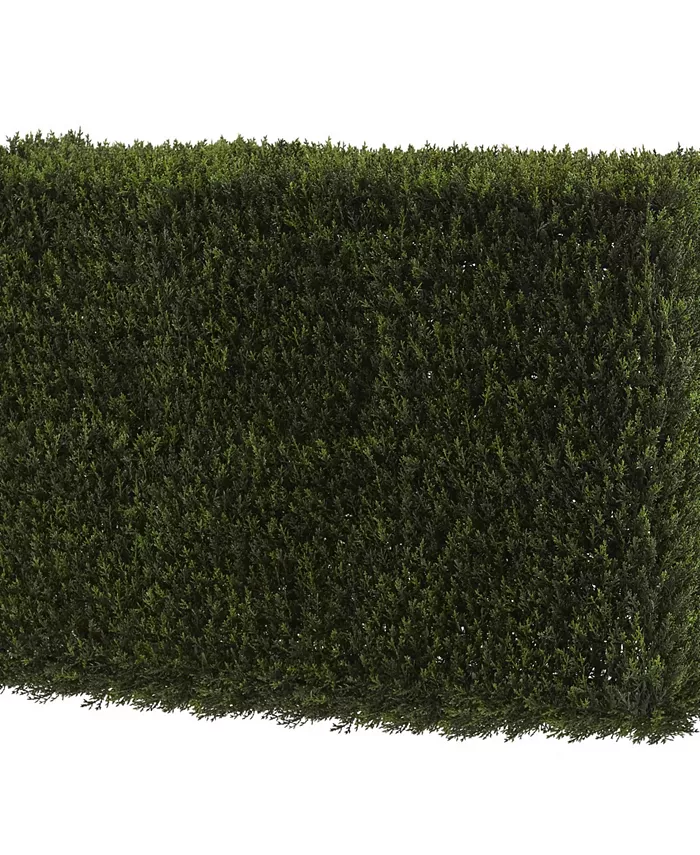 Nearly Natural Indoor Outdoor Decorative Artificial Cedar Hedge - Intensery