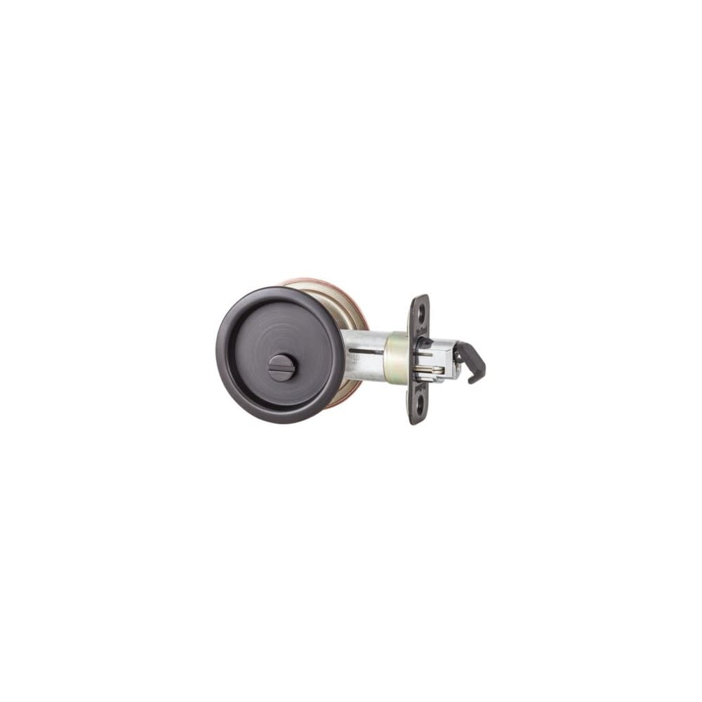 Kwikset Venetian  Door Lock Bronze Bed and Bath Privacy Pocket Round - Intensery