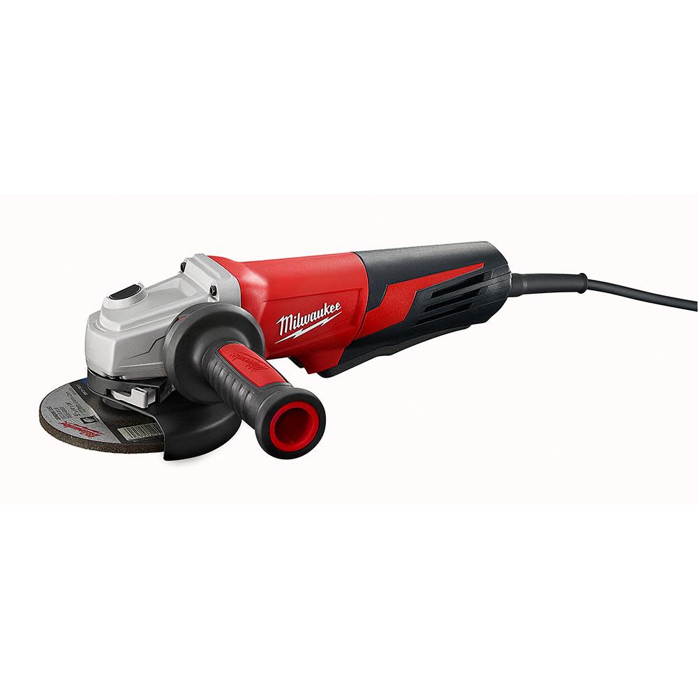13 Amp 5 in. Small Angle Grinder Paddle， No-Lock - Intensery