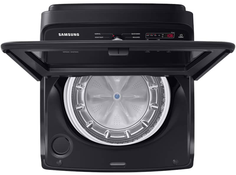 5 Cu. Ft. Brushed Black Large Capacity Top Load Washer With Deep Fill And EZ Access Tub - Intensery