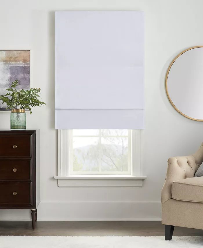 Eclipse Faux-Silk Blackout Cordless Roman Shades - Intensery