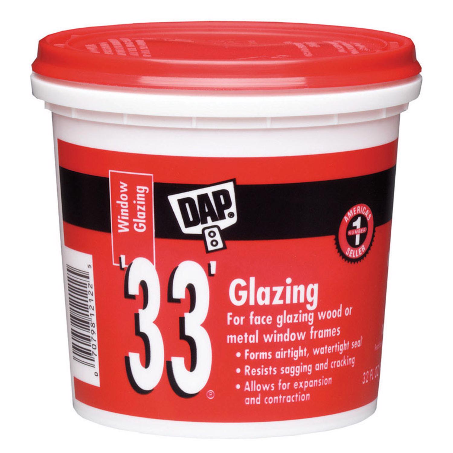DAP White Glazing Compound 1 qt - Intensery