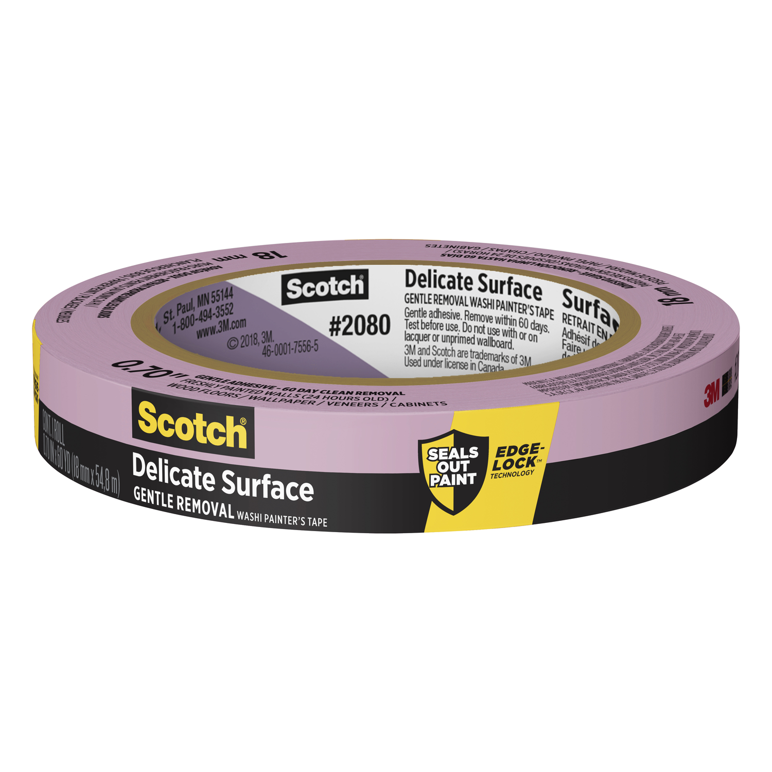 ScotchBlue 3/4 in. W X 60 yd L Blue Medium Strength Painter\u0027s Tape 1 pk - Intensery
