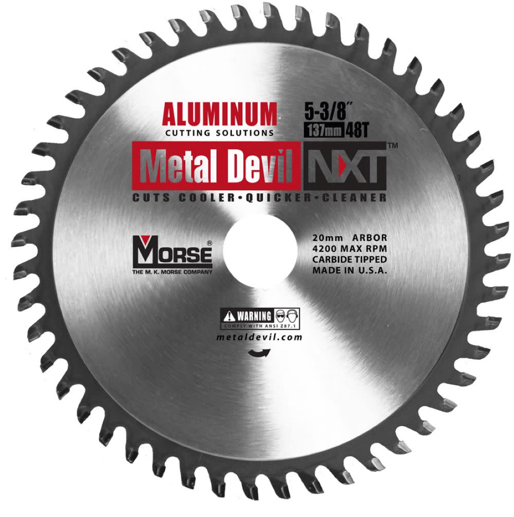 Morse Metal Devil NXT Circular Saw Blade 5-3/8 Aluminum - Intensery