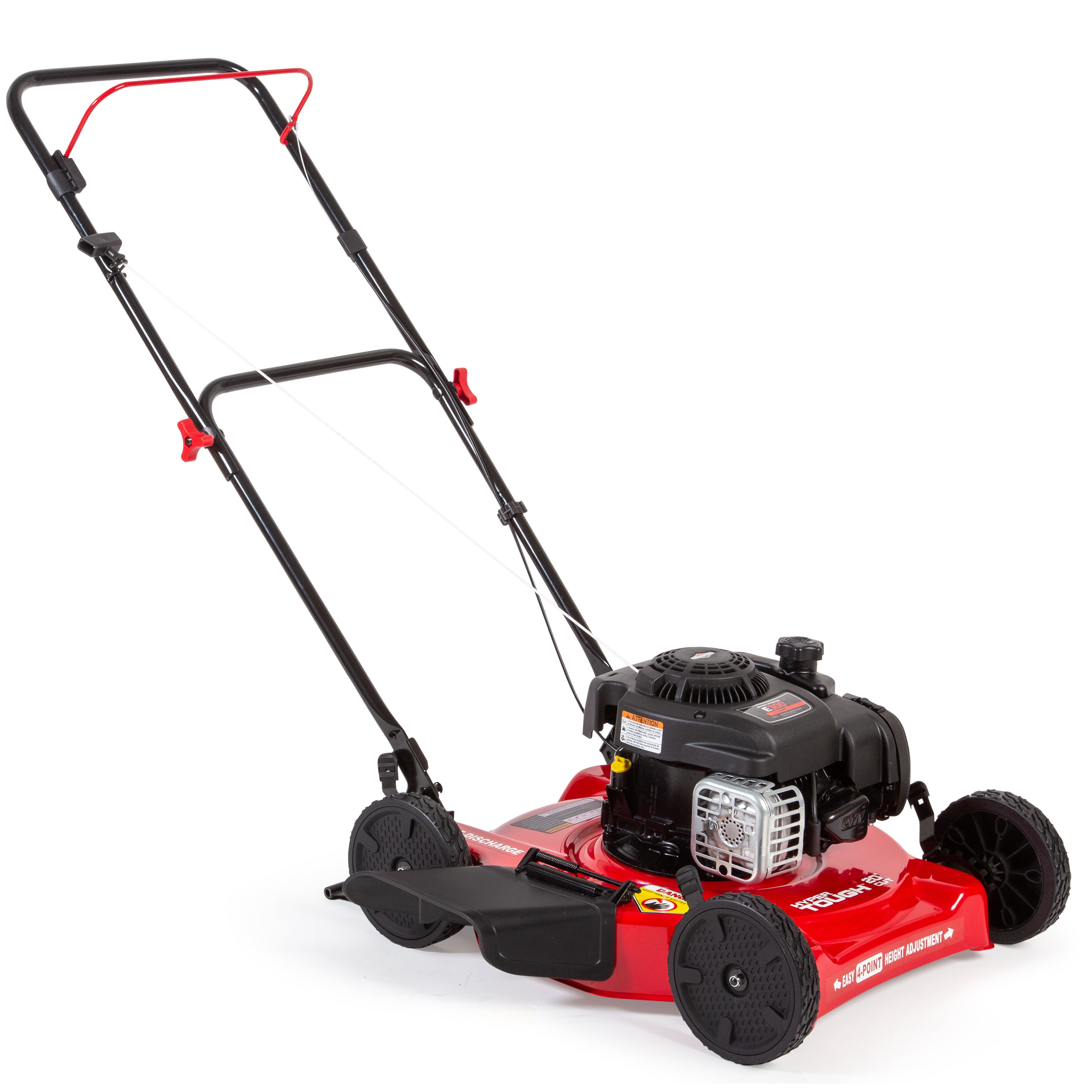 Hyper Tough 20-inch 125cc Gas Push Mower with Briggs & Stratton Engine - Intensery