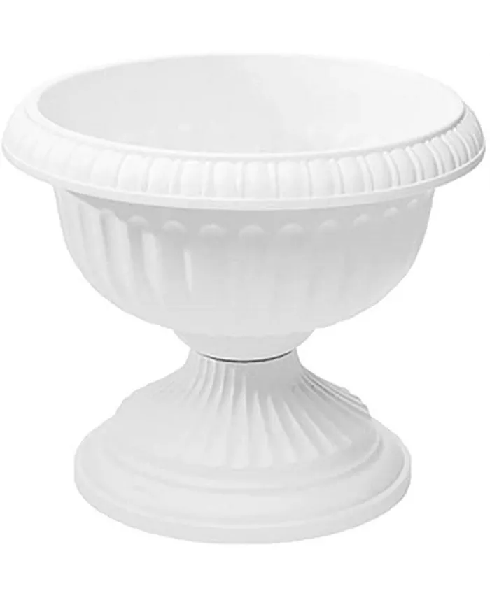 Novelty Grecian Urn Planter White 12 inch - Intensery
