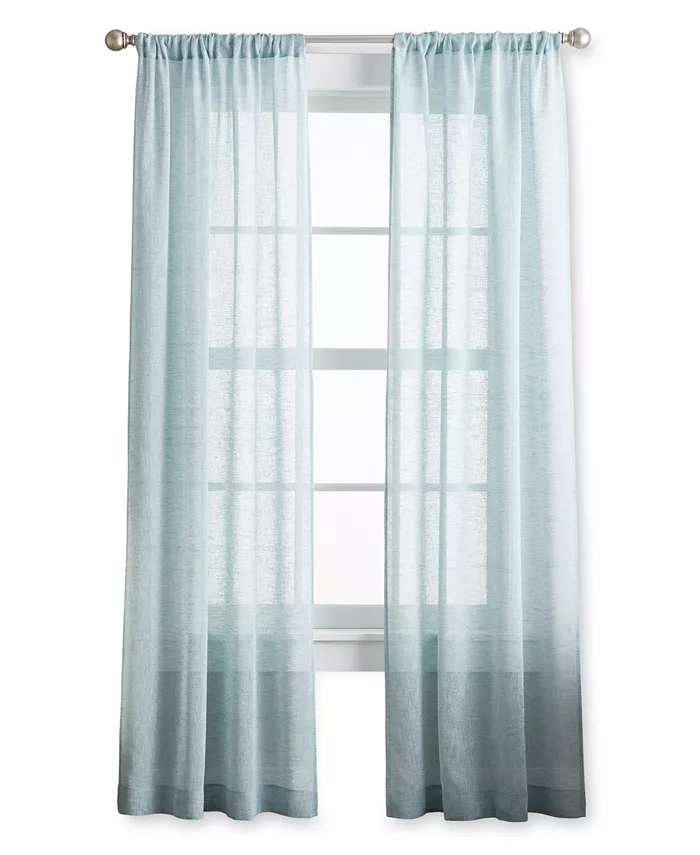 Curtainworks Pandora Sheer Pole Top Panel， Set of 2 Collection - Intensery