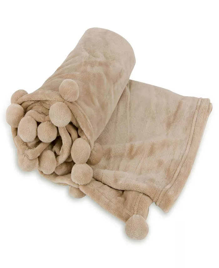 Cheer Collection Pom Pom Throw Blanket - Intensery