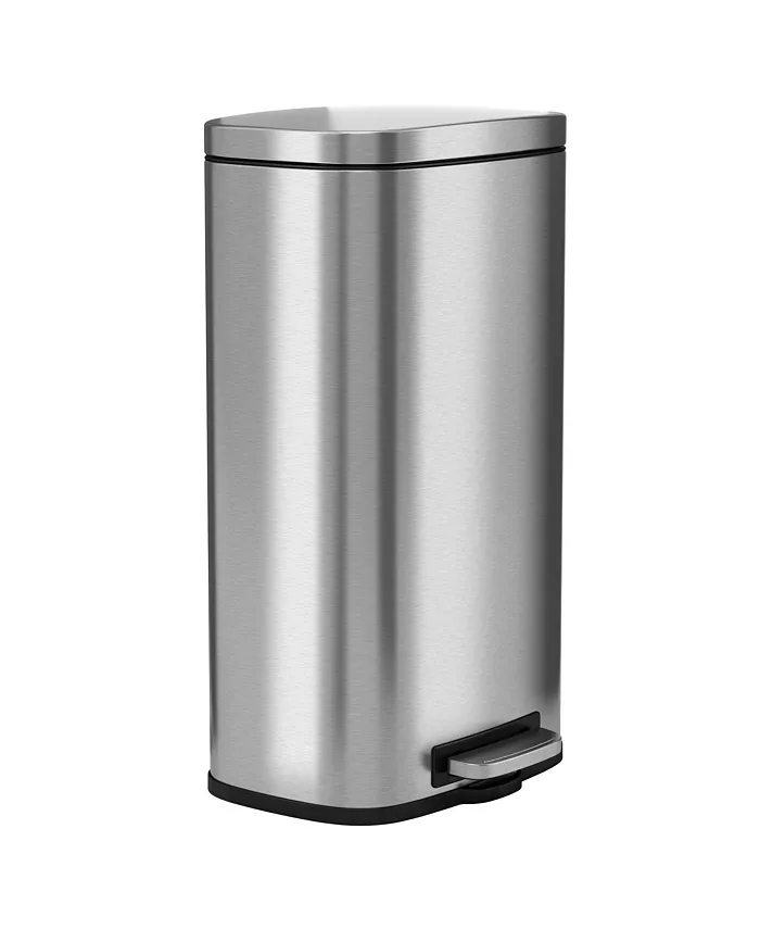 Halo 30 L   8 Gal Premium Stainless Steel Step Trash Can - Intensery