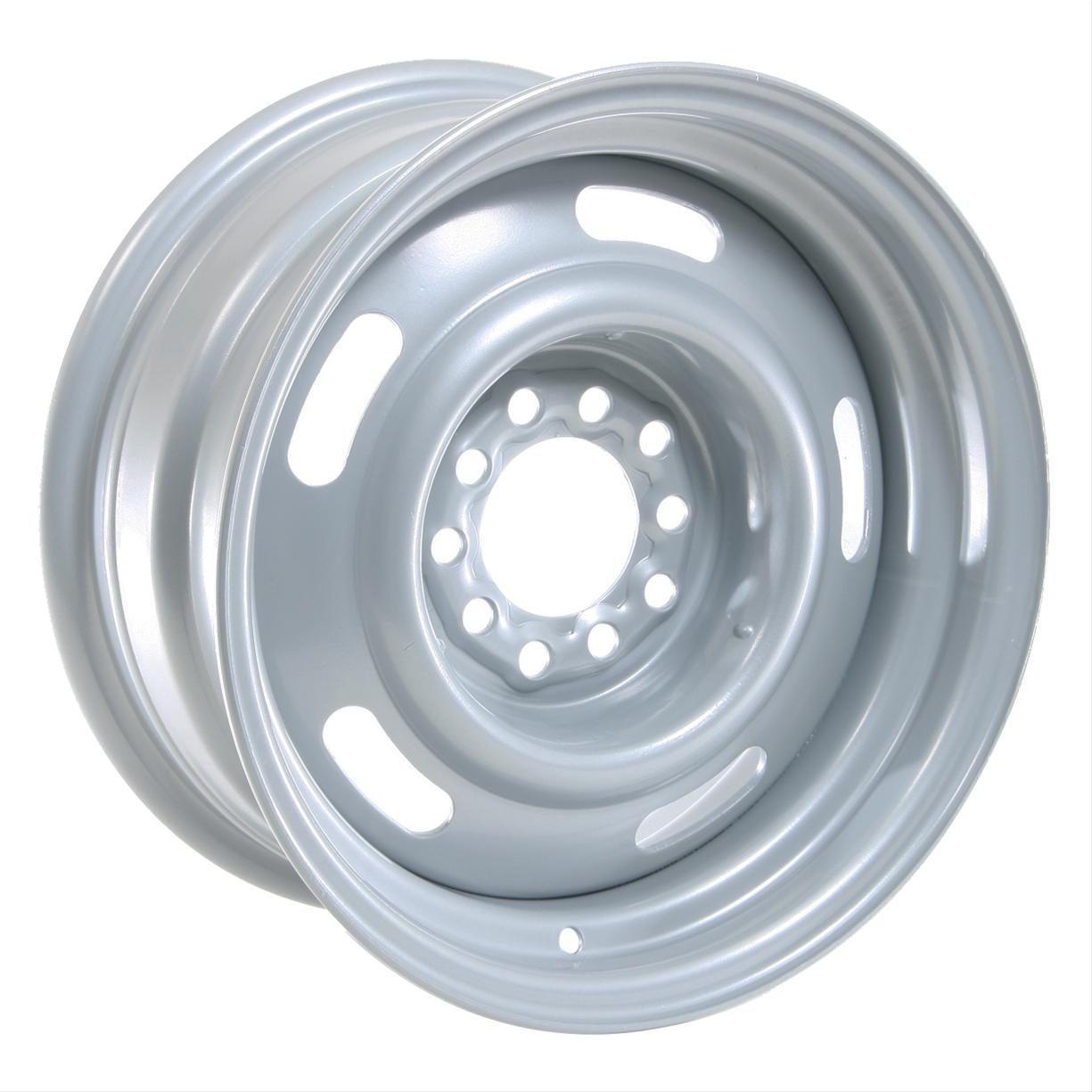 Vision Wheel 55-5704 Vision American Muscle 55 Rally Series Silver Wheels - Intensery