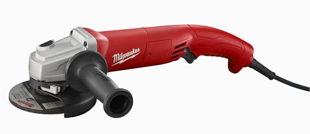 Milwaukee 11 Amp 5 in. Small Angle Grinder Trigger Grip AC/DC No Lock 6121-31A from Milwaukee - Intensery
