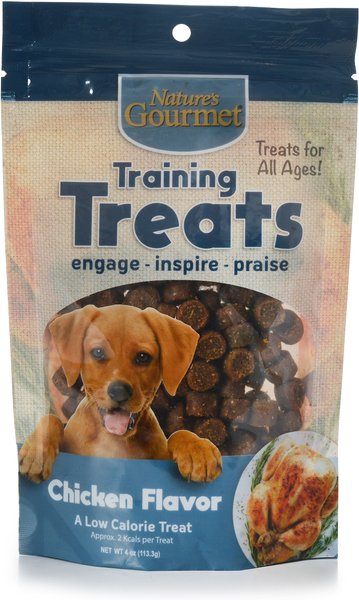 Nature's Gourmet Chicken Flavor Dog Training Treats， 4-oz bag - Intensery