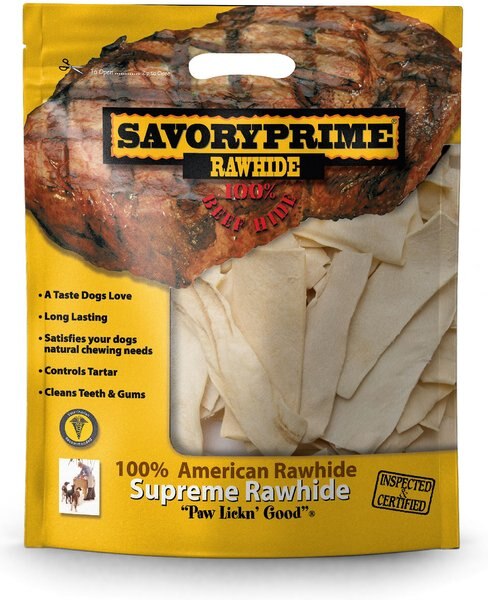 Savory Prime Natural Rawhide Chips Dog Treat - Intensery