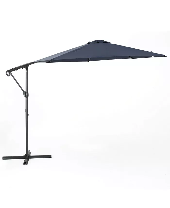 Noble House Stanley Outdoor Banana Sun Canopy with Frame - Intensery