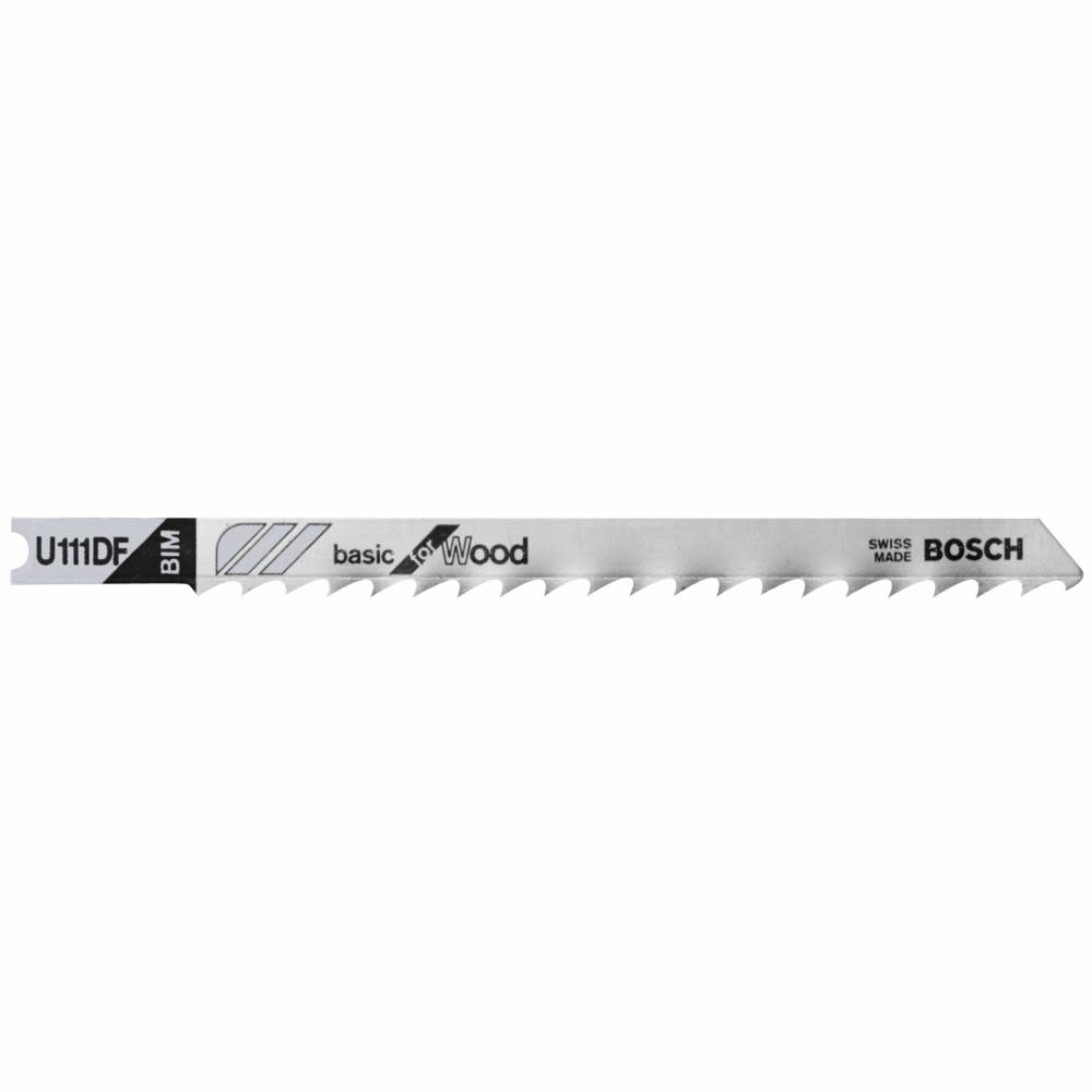 Bosch Jig Saw Blades 5pc 4 6 TPI Clean for Hardwood U shank - Intensery