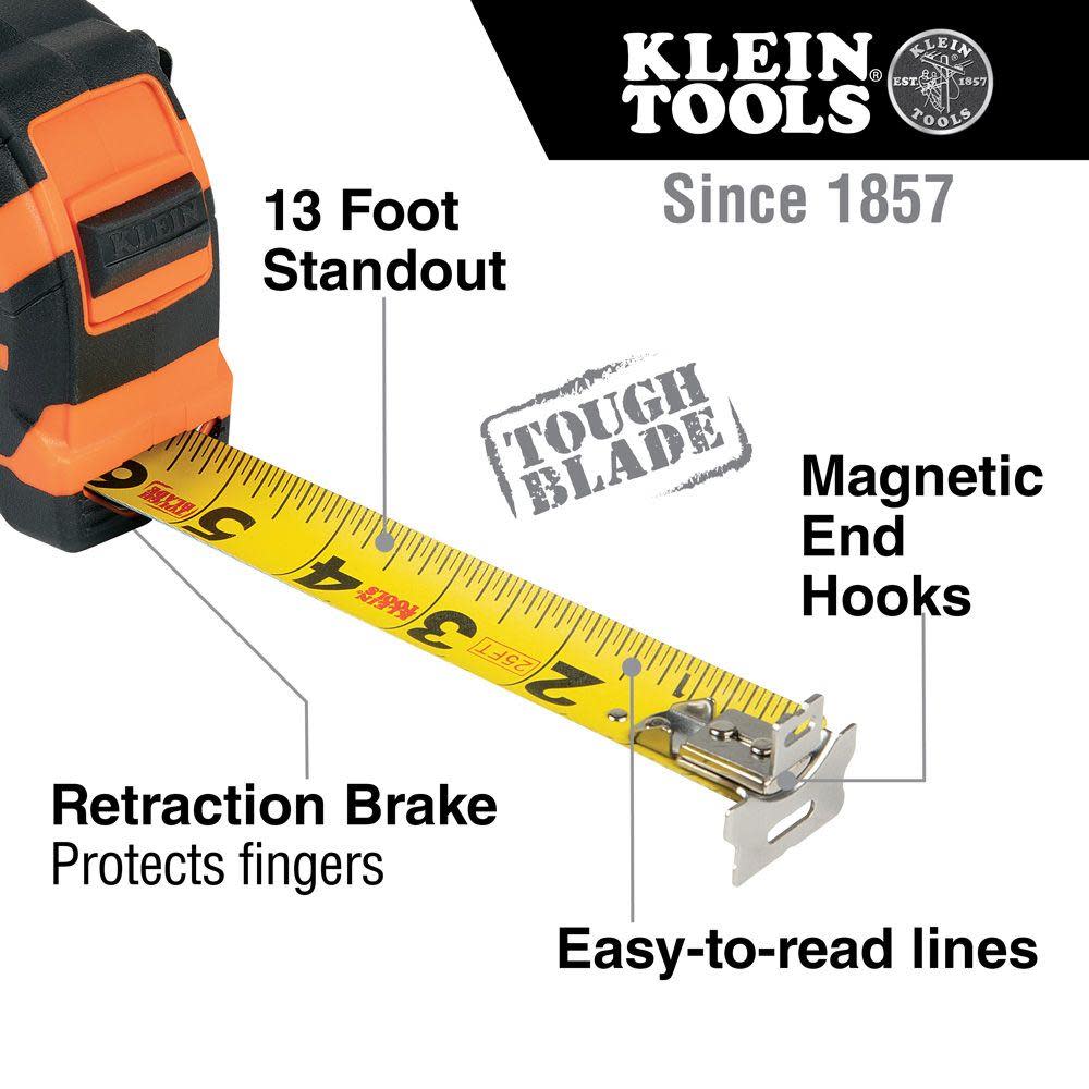 25' Double Hook Tape Measure - Intensery