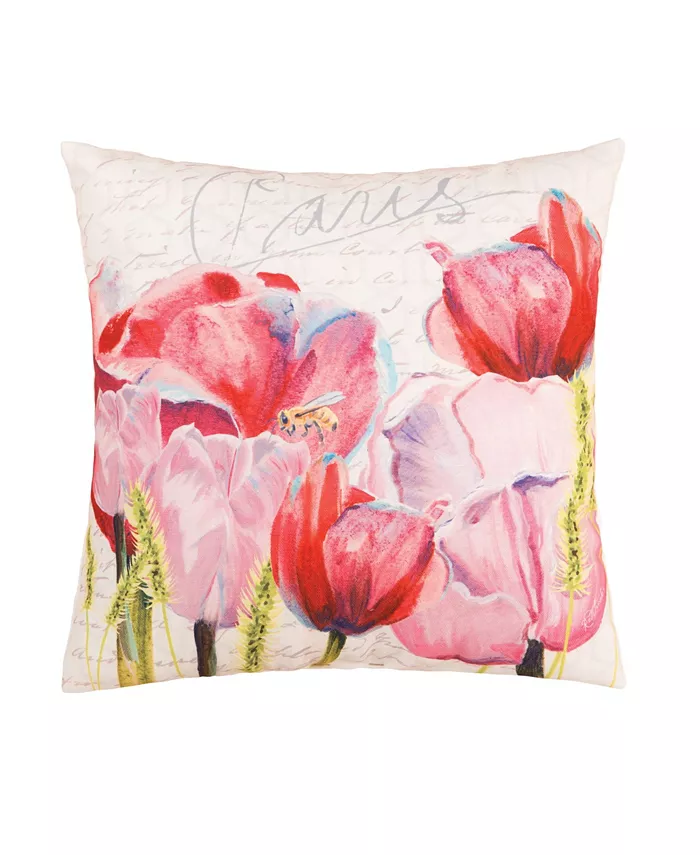 CandF Home C F Home Tulips Pillow - Intensery