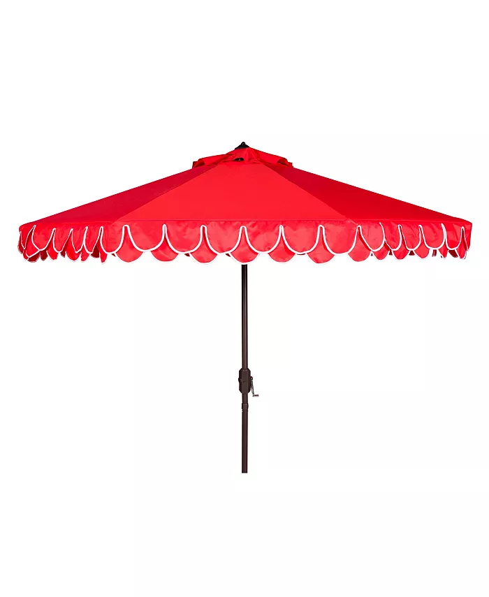 Safavieh Elegant Valance 9' Auto Tilt Umbrella - Intensery