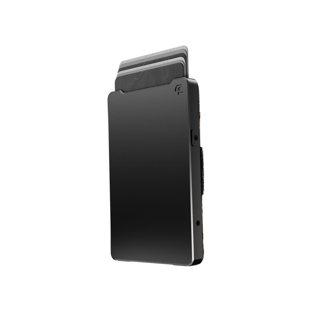 Groove Wallet Midnight Black Brown Leather - Intensery